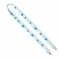 RPET lanyard with full-colour print and two hooks