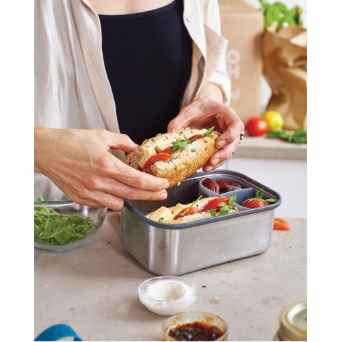 Black+Blum sviestmaižu kārba ar bambusa vāku 1,25 l