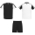 White / Solid black 