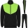 Solid black / Lime 
