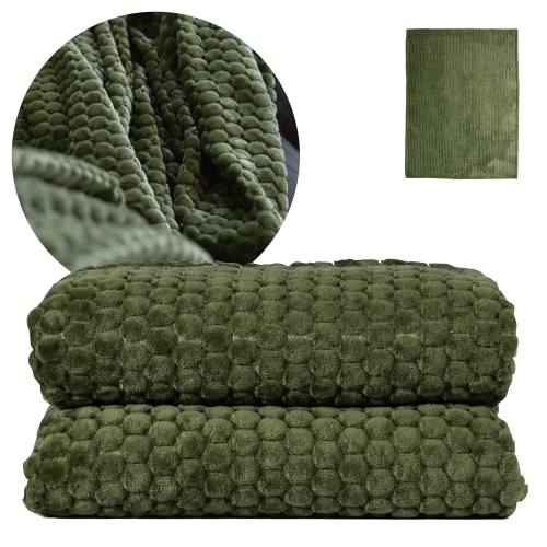Sagaform Maja fleece blanket with print (price without logo)