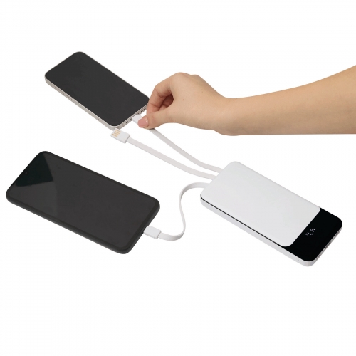 Ārējais akumulators POWERSTOCK 10000 mAh ar apdruku (cena bez logo)