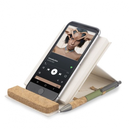 MILKI A6 notebook with phone stand with print (price without logo)