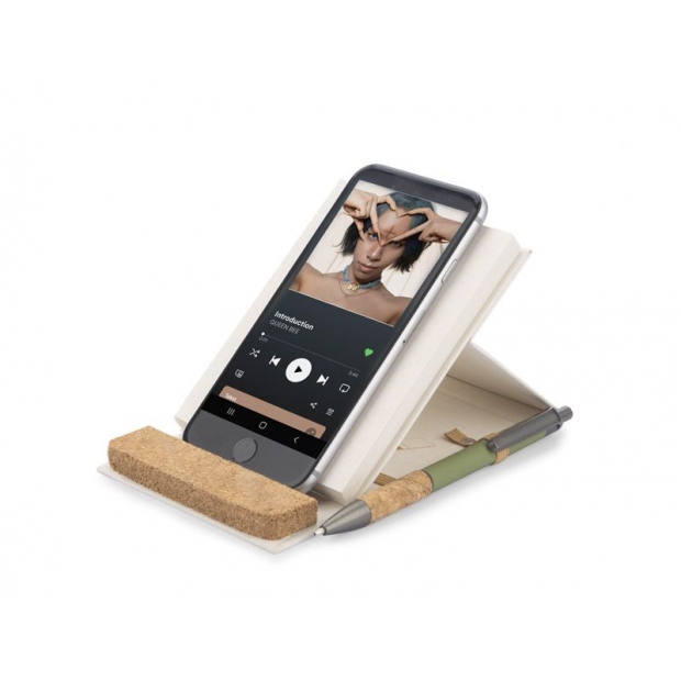 MILKI A6 notebook with phone stand