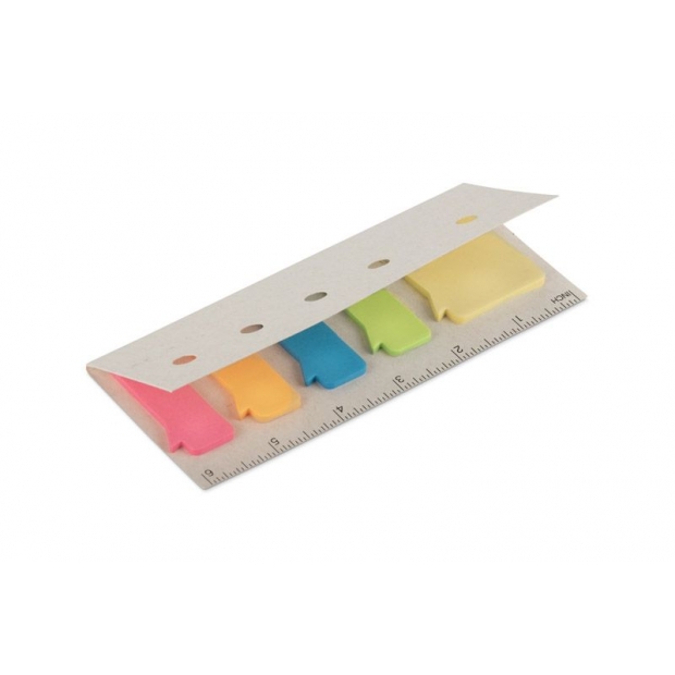 CLOUD sticky note set with ruler