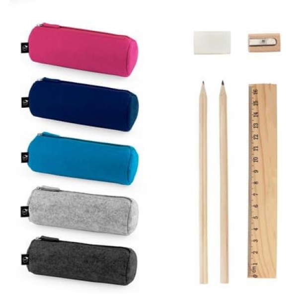NOMAD stationery set in a pencil case