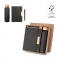SCLIAR notebook, pen and bottle gift set with print (price without logo)