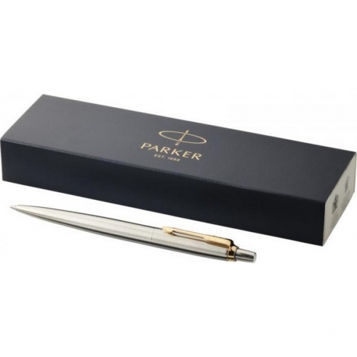 Parker lodīšu pildspalva Jotter SS ar zilu tinti ar apdruku (cena bez logo)