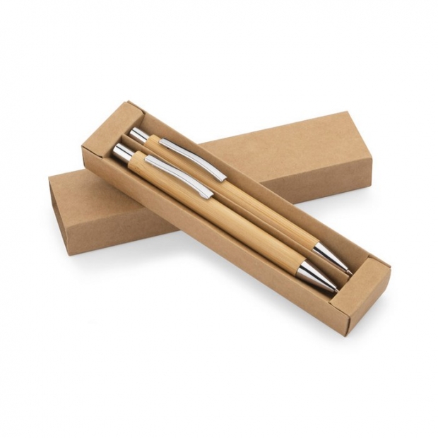 Rašymo rinkiniai Bamboo su įspaudu (kaina be logotipas)