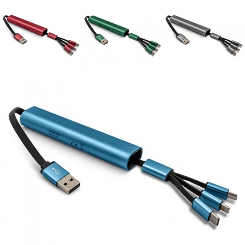 4in1 USB kabeļi Vely ar apdruku (cena bez logo)