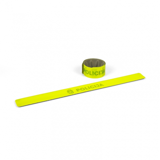 Reflector - wristband with imprint  EN 17353 (price with CMYK logo printing)