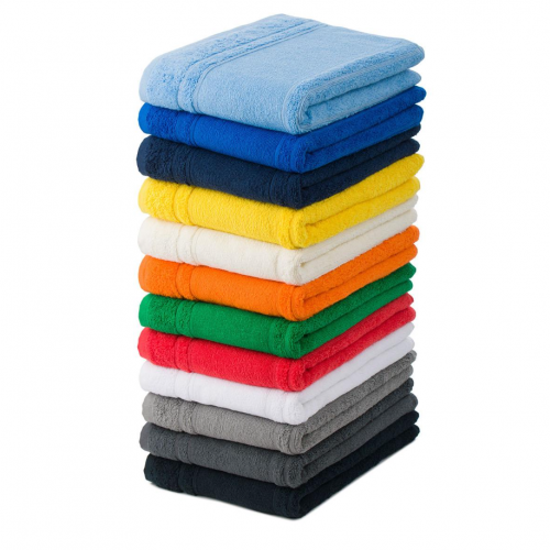 Kvalitatīvs kokvilnas dvielis Porto 500 g/m2, 50x100, 70x140cm, Vācija