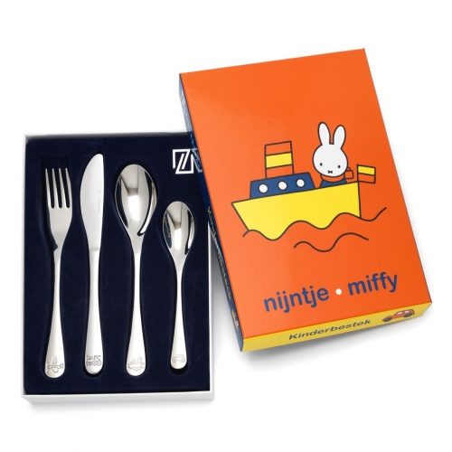 Bērnu galda piederumu komplekts “Miffy transportlīdzekļi”