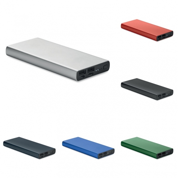 Powerbank 10.000 mAh Flat with imprint (price without logo)