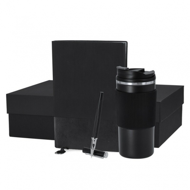 Notepad and thermo mug sets with imprint (price without logo)