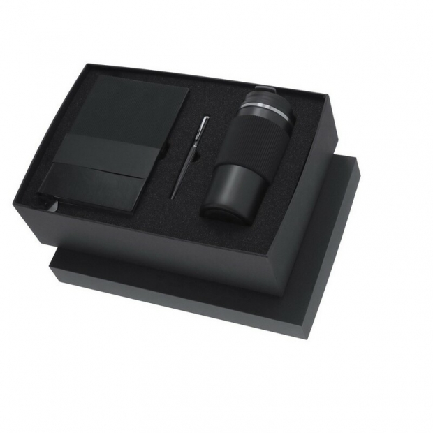 Notepad and thermo mug sets with imprint (price without logo)