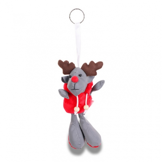 Reflective key rings Reindeer with imprint (price without logo)