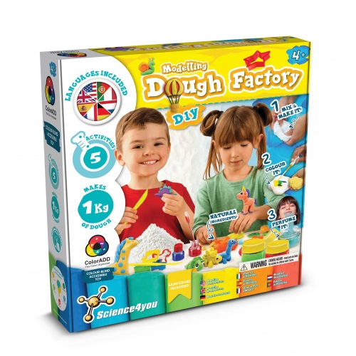Modeling Dough Factory Kit I. Izglītojoša spēle bērniem (4+)
