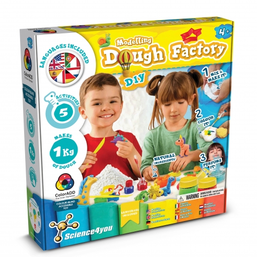 Modeling Dough Factory Kit I. Izglītojoša spēle bērniem (4+)