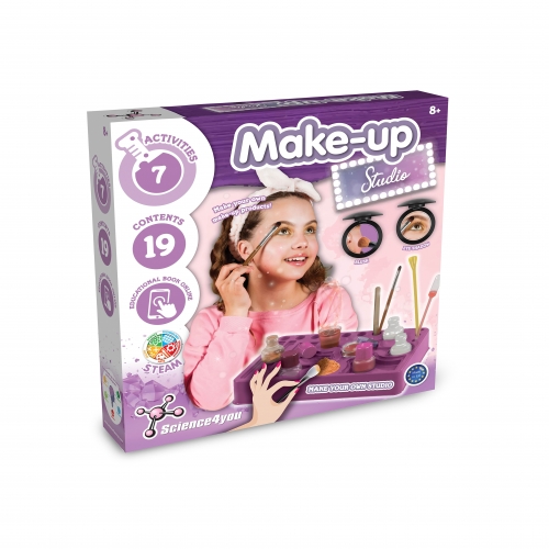 Makeup Studio komplekts. Izglītojošs komplekts bērniem (8+)