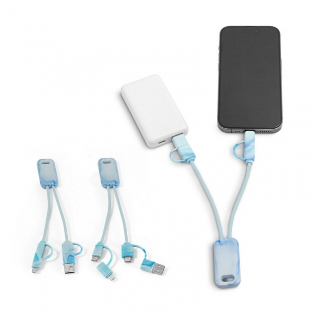 6in1 USB kabeļi BERNERS ar apdruku (cena bez logo)
