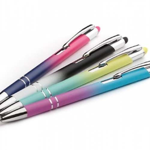 Touch metal ballpen with logo engraving