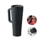 Double wall cheering tumbler with horn lid,  with imprint (price without logo)