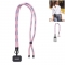 Custom-designed adjustable phone holder strap with logo print