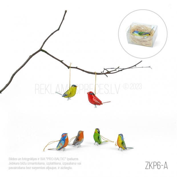 Eglīšu rotājumi / Ziemassvētku dāvana ZKP6-A