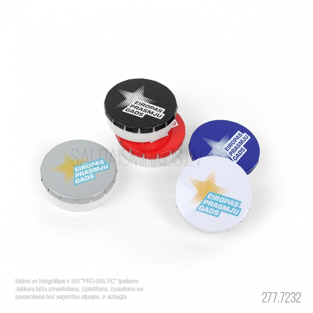 Dragees in a metal box 12g with color printing
