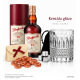 Gift “Crystal Elegance” 26N1020 with whisky, crystal glass and chocolate