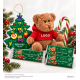 Gift “Under the Christmas Tree” 26N2012 with teddy bear and Christmas treats