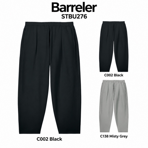 Barreler — unisex brīva piegriezuma bikses, 400 g/m²