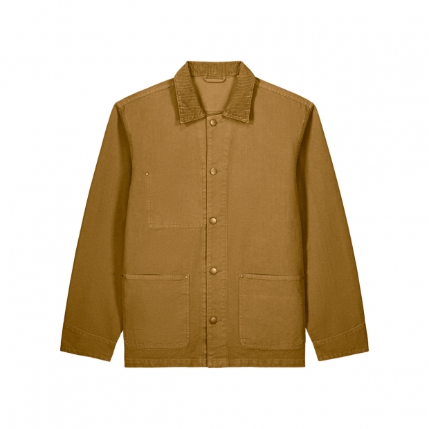 Stanley/Stella Chore Jacket — unisex audekla jaka, 379 g/m² — skats no priekšpuses