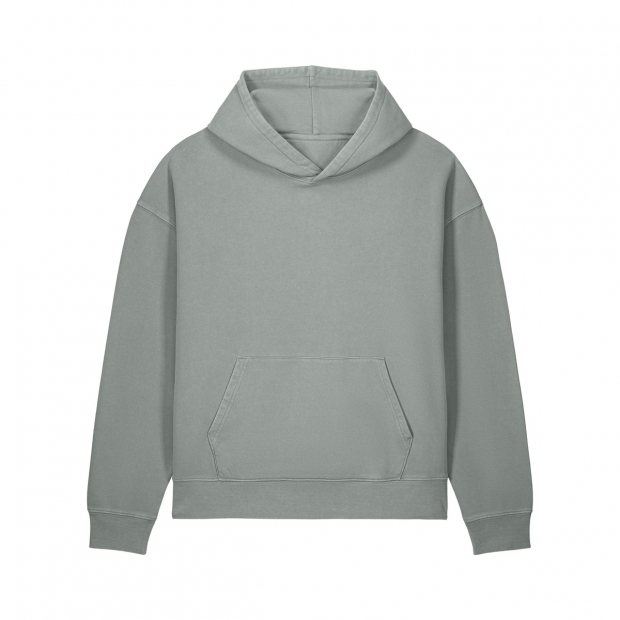 Stanley/Stella Chaser Vintage — unisex džemperis ar kapuci, 300 g/m² — skats no priekšpuses