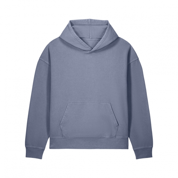 Stanley/Stella Chaser Vintage — unisex džemperis ar kapuci, 300 g/m² — skats no priekšpuses
