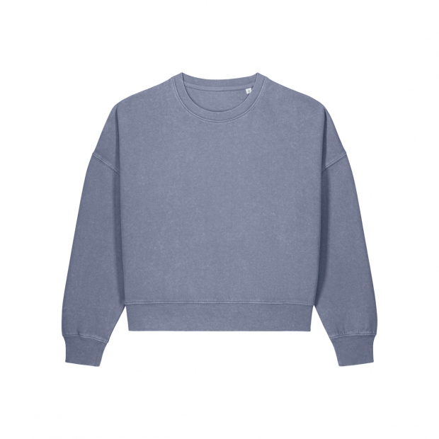 Stanley/Stella Stella Alma Vintage — sieviešu džemperis, 320 g/m² — skats no priekšpuses