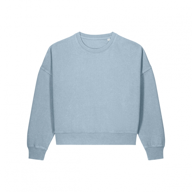 Stanley/Stella Stella Alma Vintage — sieviešu džemperis, 320 g/m² — skats no priekšpuses