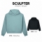 Sculpter — unisex džemperis su gobtuvu, 500 g/m²