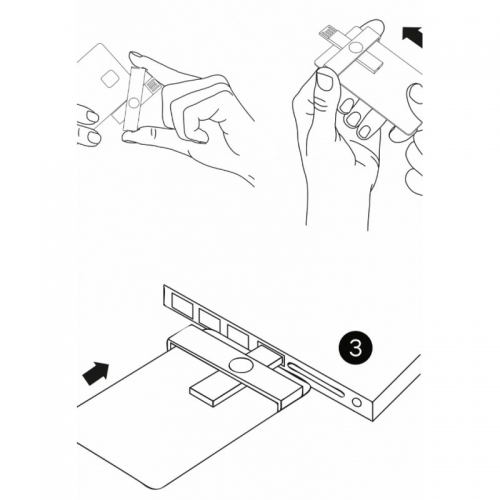 ID smart card reader USB Blister