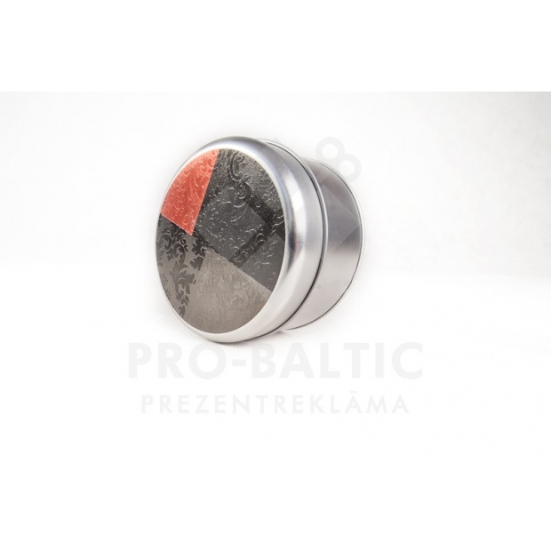 Metal box Ø 110 x 65 mm