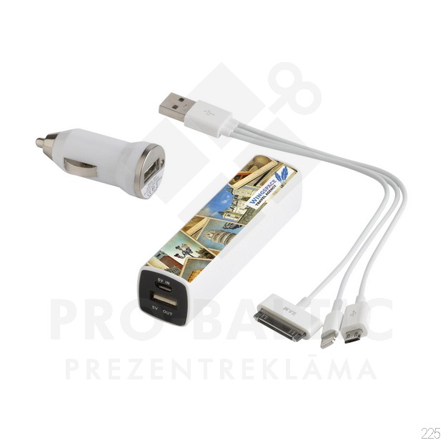 Power Bank travel charger set (price without logo)