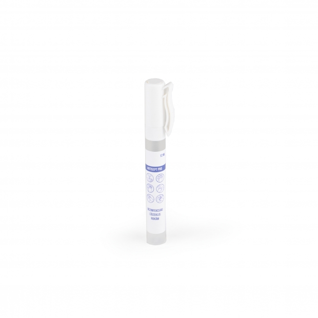 Dezinfekcijas līdzekļi rokām 12ml ar smidzinātāju ar apdruku