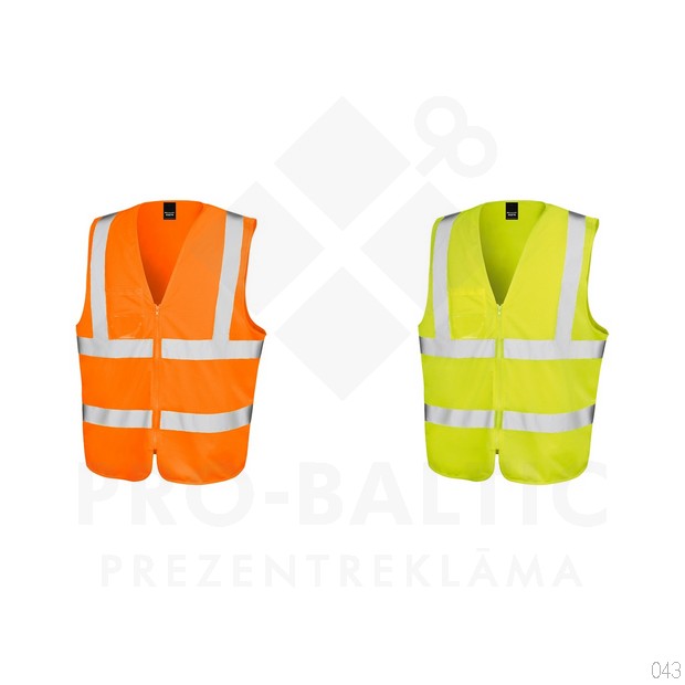 Atspindinčios liemenės su užtrauktuku su leidyklos (kaina be logotipas)