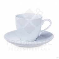 Krūzes ar apakštasēm Ola ar apdruku 180 ml. (cena bez logo)