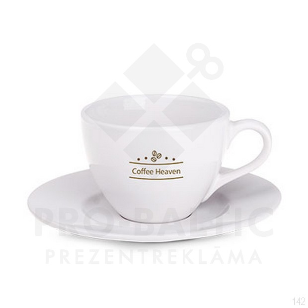 Krūzes ar apakštasēm Dalar ar apdruku 180 ml. (cena bez logo)