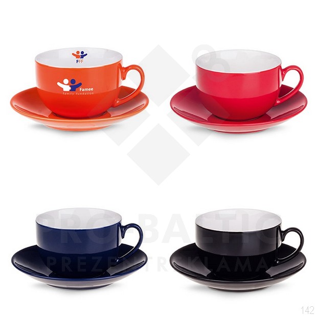 Cups with saucers Sofata  with imprint 220 ml. (price without logo) 