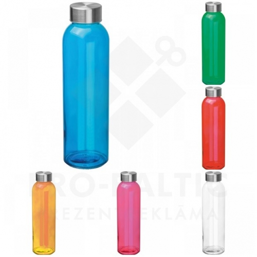 Stikla ūdens pudeles 500ml Indo ar apdruku (cena bez logo)
