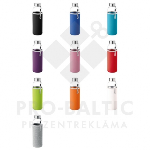 Glass drinking bottles 500 ml Hatu with imprint (price without logo) 