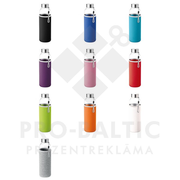 Glass drinking bottles 500 ml Hatu with imprint (price without logo) 